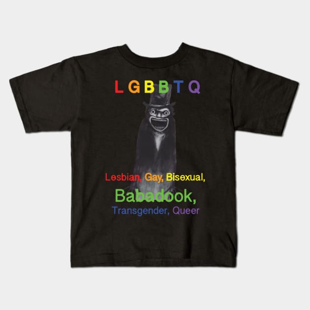 LGBTQ - Babadook Kids T-Shirt by rachellauren